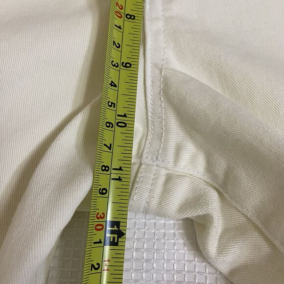 Ella Moss High Waist Straight Leg White Denim Jeans Size 8/29 - Picture 13 of 15